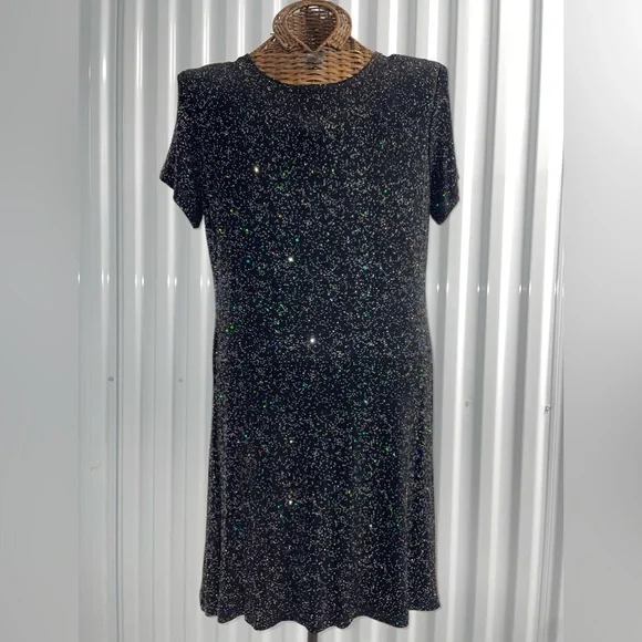 green emerald velvet dress 1990s Sheer Metallic Blue Dress, Molly Malloy Evening Wear Size Medium   Proveaux Vintage